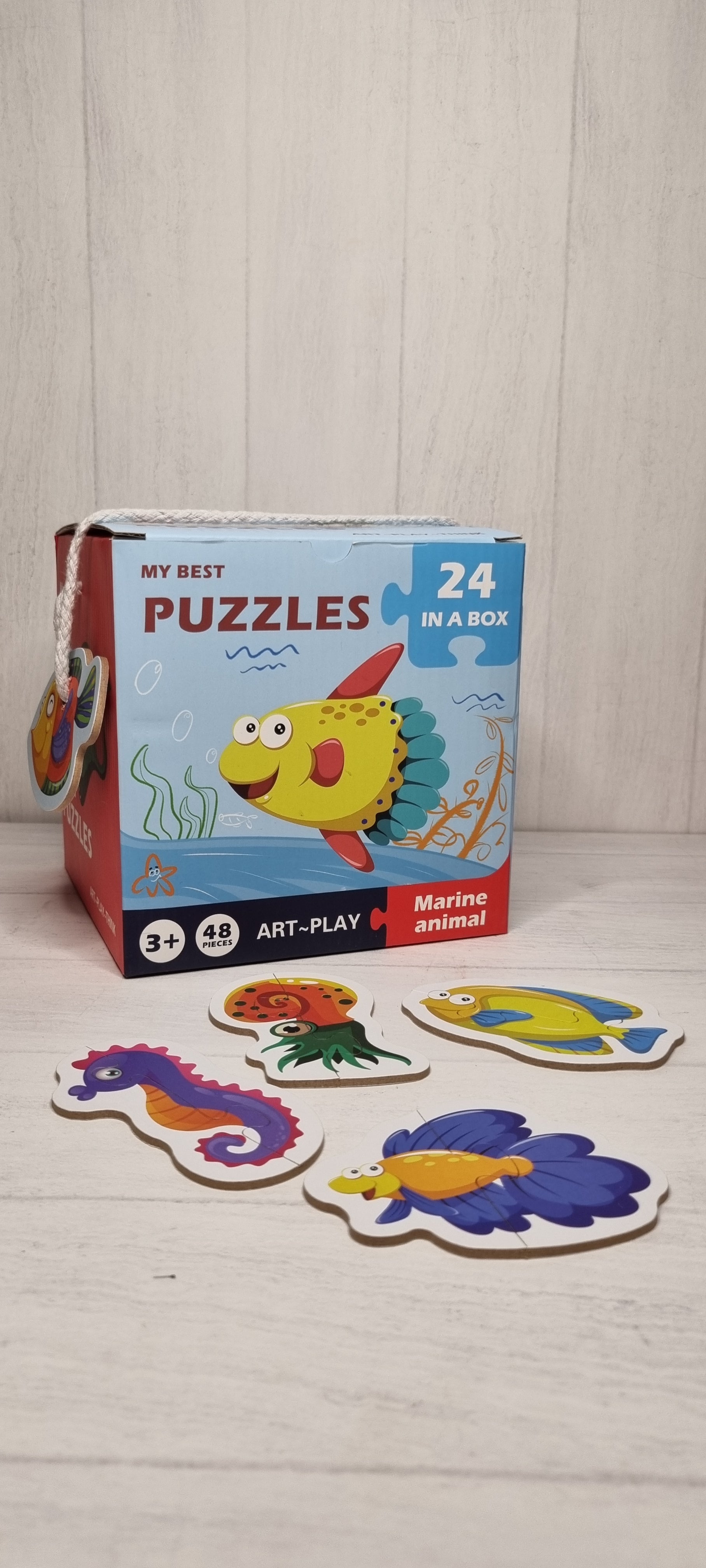 Puzzle  mundo marino - Fonoayun